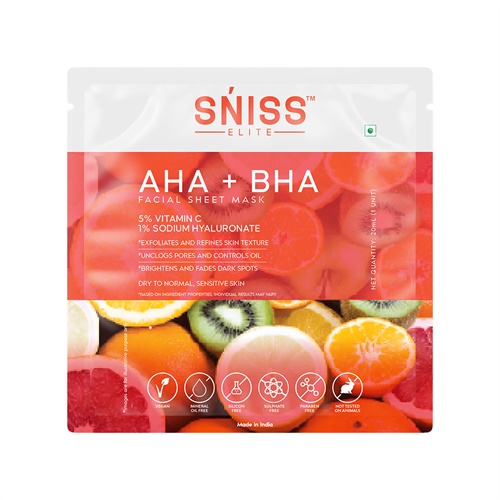 AHA + BHA FACE SHEET MASK